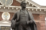 Sir Robert Peel Statue. Credit: ITV News Central